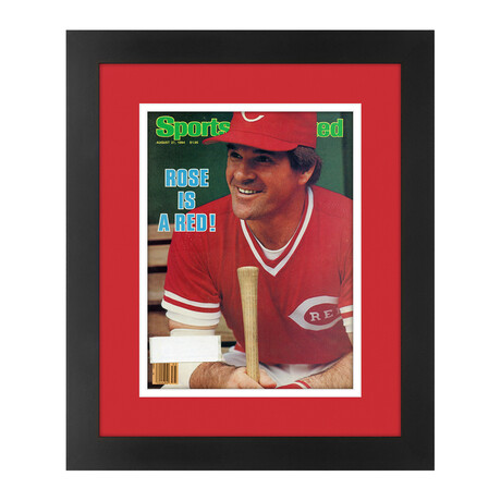 Pete Rose // Matted + Framed Sports Illustrated Magazine // August 27, 1984 Issue