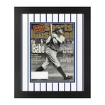 Babe Ruth // Matted + Framed Sports Illustrated Magazine // August 24, 1998 Issue