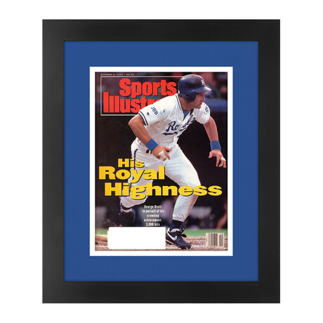 George Brett // Matted + Framed Sports Illustrated Magazine // October 5, 1992 Issue (March 12, 1984 Issue)