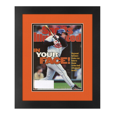 Baltimore Orioles Roberto Alomar MLB BASEBALL 1996 Sports Illustrated  Magazine!