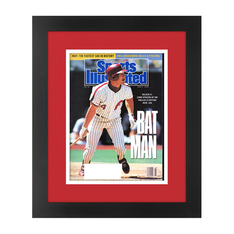 Lenny Dykstra // Matted + Framed Sports Illustrated Magazine // June 4, 1990 Issue