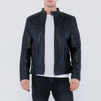 Cristian Leather Jacket // Black (XL)