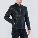 Cristian Leather Jacket // Black (4XL)