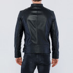 Cristian Leather Jacket // Black (L)