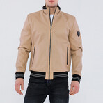 Richard Leather Jacket // Cream (XL)