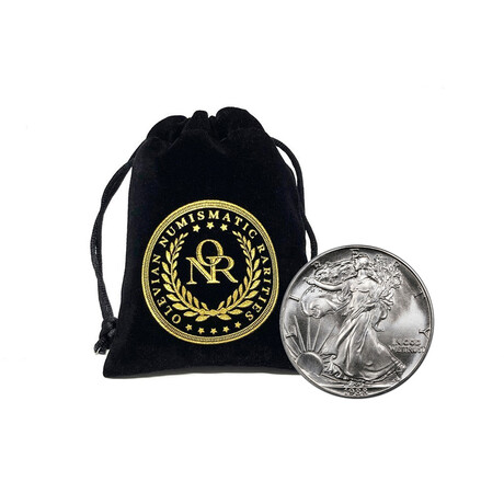 1 oz American Silver Eagle // Choose Your Year // 1986-1996 // Mint State Condition // Deluxe Collectors Pouch