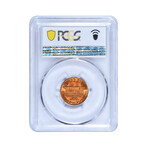 1972 Lincoln Memorial Cent Double Die Obverse // PCGS Certified MS66RD // Deluxe Collector's Pouch