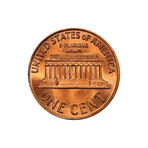 1972 Lincoln Memorial Cent Double Die Obverse // PCGS Certified MS66RD // Deluxe Collector's Pouch