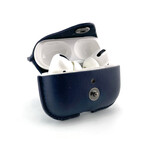 Apple Airpod Pro Case Cover Buff Leather // Dark Blue