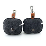 Wool Felt AirPods Pro Case with Clip