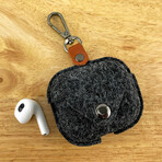 Wool Felt AirPods 3 Case with Clip