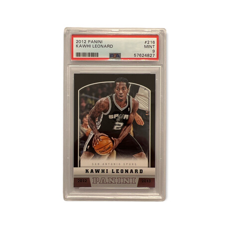 Kawhi Leonard // 2012 Panini // Rookie Card // PSA 9 Mint