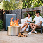 Smokeless Outdoor Fire Pit (Large)