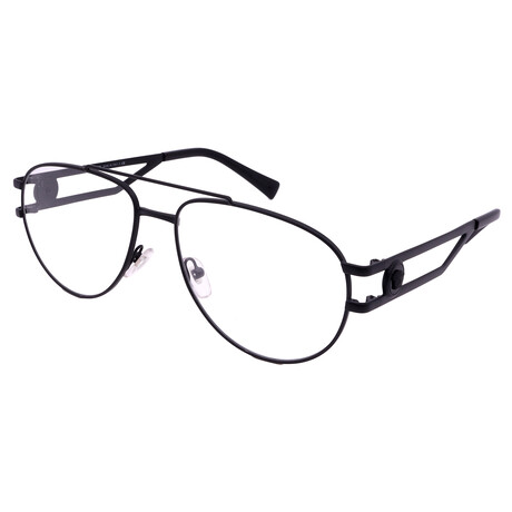 Versace // Men's VE1269 1009 Aviator Optical Frames // Matte Black