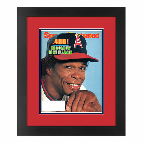 Rod Carew // Matted + Framed Sports Illustrated Magazine // June 13, 1983 Issue