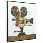 Photography // Anodized Aluminum Black Frame (Antique Projector)