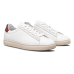 Bradley California Shoe // White + Red Dahlia + Vanilla (US: 8.5)