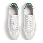 Deane Shoe // White + Pine Green (US: 7.5)