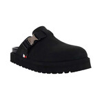 Roller Coaster Buckle Strap Clog Shoe // Black (US: 8)