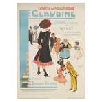 Clerisse // Moulin Rouge//Claudine // 1995 Offset Lithograph