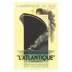 A.M. Cassandre // L'Atlantique // 1996 Lithograph