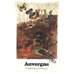 Salvador Dali // Auvergne // 1970 Offset Lithograph