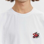 BRICKTOWN x SONIC THE HEDGEHOG // Piranha Robot T-Shirt // White (X-Small)