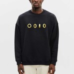 BRICKTOWN x SONIC THE HEDGEHOG // Rings Sweatshirt // Black (X-Small)