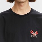 BRICKTOWN x SONIC THE HEDGEHOG // Crabmeat T-Shirt // Black (X-Small)