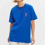 BRICKTOWN x SONIC THE HEDGEHOG // Sonic Looking Up T-Shirt // Blue (X-Small)