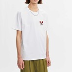 BRICKTOWN x SONIC THE HEDGEHOG // Crabmeat T-Shirt // White (X-Small)