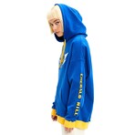 BRICKTOWN x SONIC THE HEDGEHOG // Emerald Hill Badge Hoodie // Blue (Large)