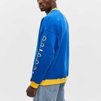 BRICKTOWN x SONIC THE HEDGEHOG // The Hedgehog Sweatshirt // Blue (X-Small)