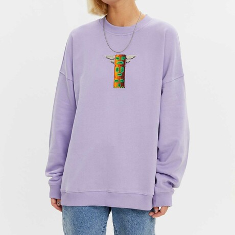 BRICKTOWN x SONIC THE HEDGEHOG // Totem Sweatshirt Violet // Violet (X-Small)