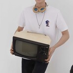 BRICKTOWN x SONIC THE HEDGEHOG // Sonic Looking up T-Shirt // White (X-Small)