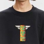 BRICKTOWN x SONIC THE HEDGEHOG // Totem Sweatshirt // Black (X-Small)