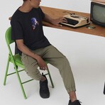 BRICKTOWN x SONIC THE HEDGEHOG // Sonic Jumping T-Shirt // Black (X-Small)