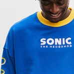 BRICKTOWN x SONIC THE HEDGEHOG // The Hedgehog Sweatshirt // Blue (X-Small)