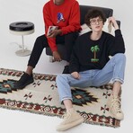 BRICKTOWN x SONIC THE HEDGEHOG // Lonely Palm Tree Sweatshirt // Black (X-Small)