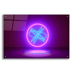 Neon Reactor (12"H x 16"W x 0.13"D)