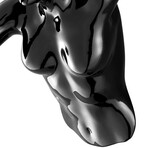 Woman Sculpture Wall Runner // 13" // Black