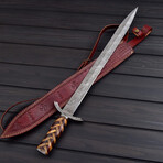 Damascus Celtic Sword // 7006