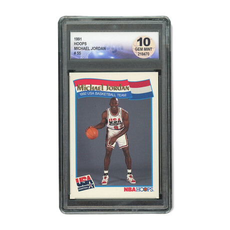 Michael Jordan // 1991 NBA Hoops // DGA 10 Gem Mint