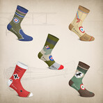 WW1 Warbirds Pack Socks // Pack of 5
