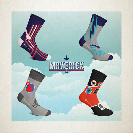 Maverick Pack Socks // Pack of 4