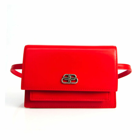 Balenciaga // Sharp X Belt Bag // Red // Pre-Owned