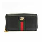 Gucci // Ophidia Wallet // Black + Green + Red // Pre-Owned