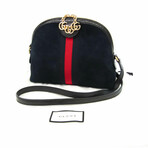 Gucci // Ophidia Crossbody Bag // Navy + Red // Pre-Owned