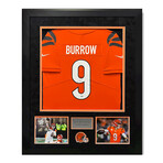 Joe Burrow // Cincinnati Bengals  // Autographed Jersey + Framed