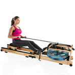 Water Rowing Machine // Tan Wood